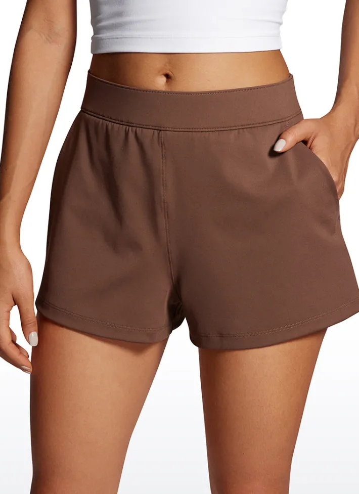 Flash Sale CRZ YOGA Stretch High-Rise Shorts with Pockets 2.5"