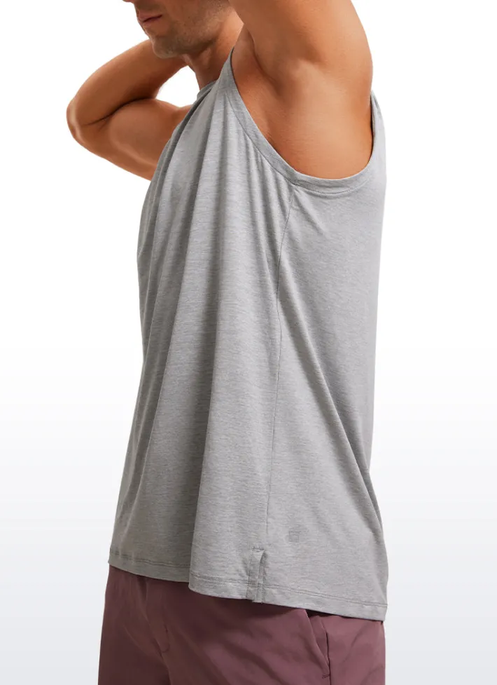Flash Sale CRZ YOGA Stretch Quick Dry Tank Tops Crewneck