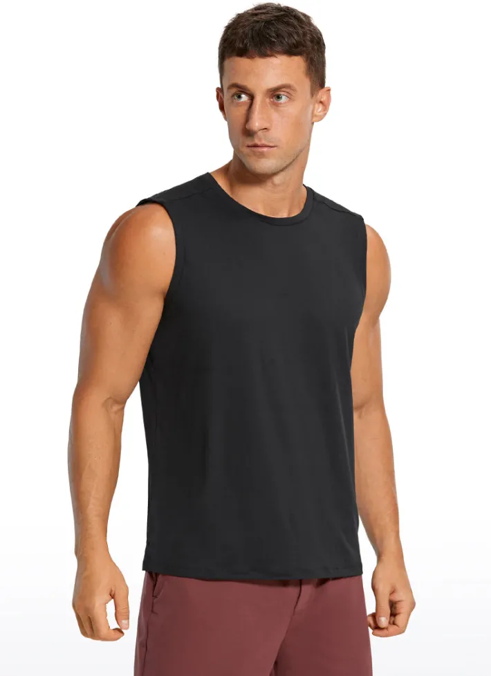 Flash Sale CRZ YOGA Stretch Quick Dry Tank Tops Crewneck