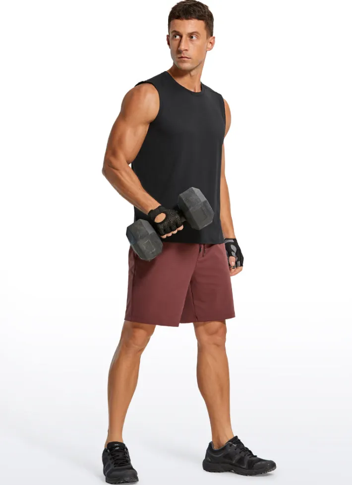 Flash Sale CRZ YOGA Stretch Quick Dry Tank Tops Crewneck