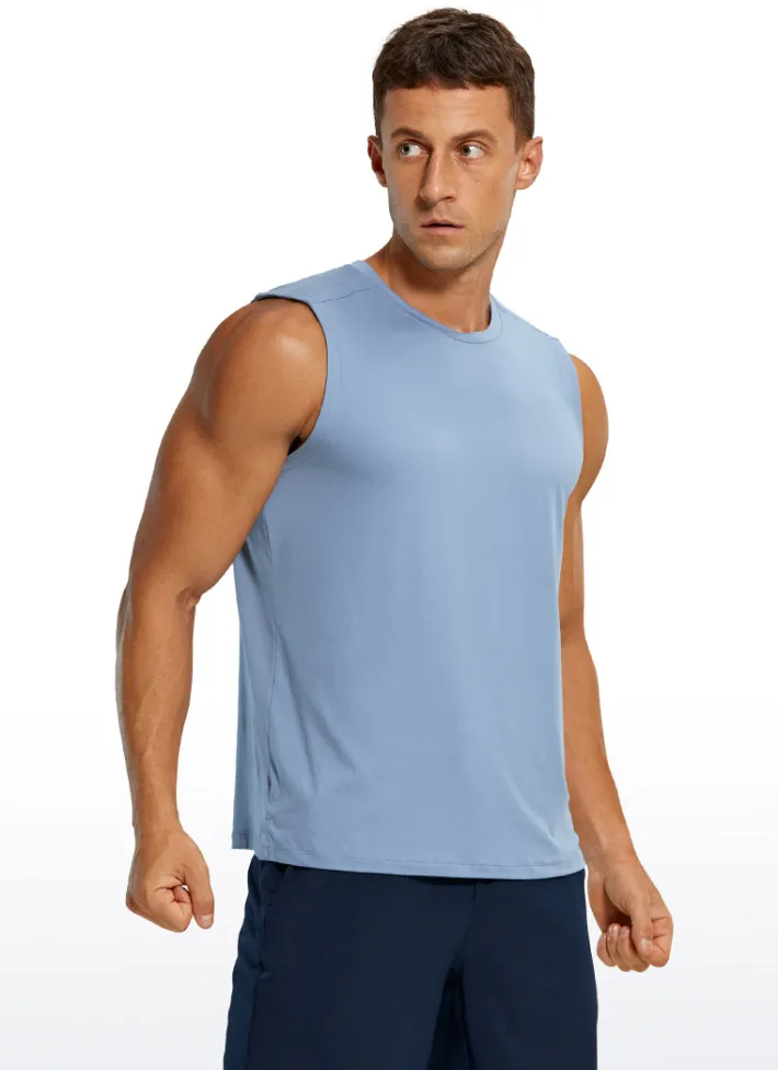 Flash Sale CRZ YOGA Stretch Quick Dry Tank Tops Crewneck