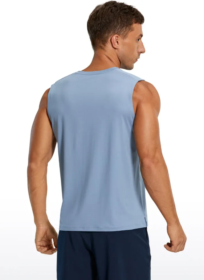 Flash Sale CRZ YOGA Stretch Quick Dry Tank Tops Crewneck