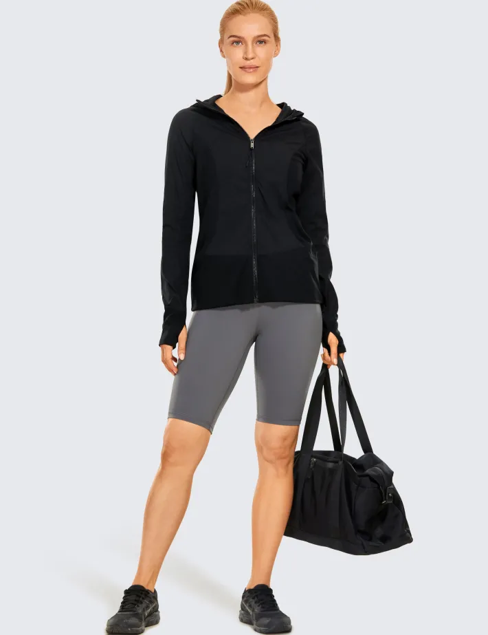 Online CRZ YOGA Striped Full Zip Jackets