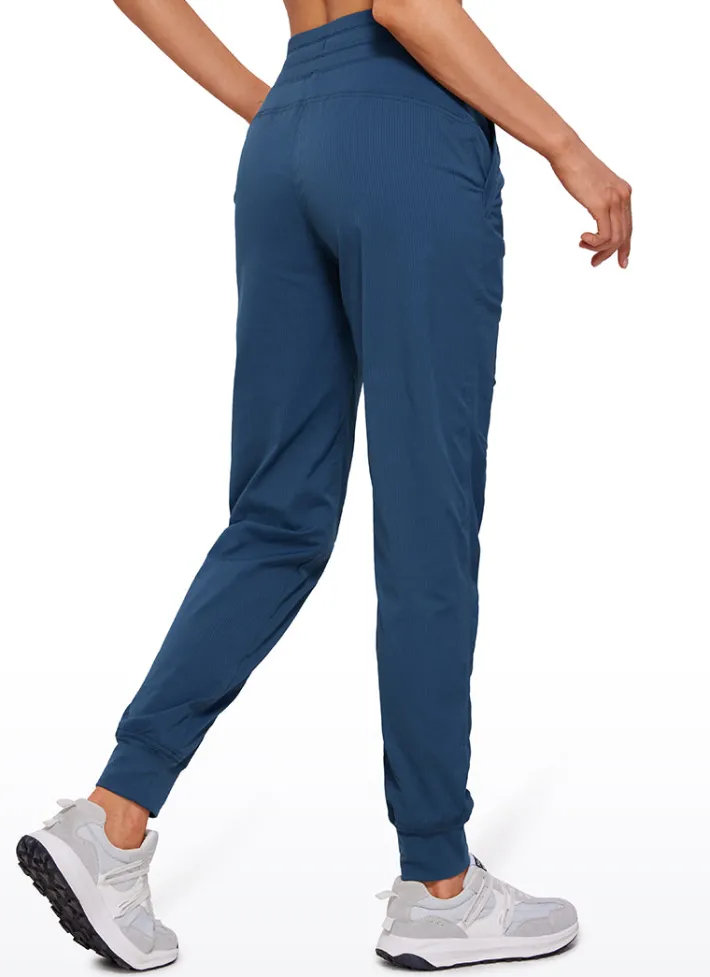 Store CRZ YOGA Striped Joggers with Pockets 28'' - Ruched