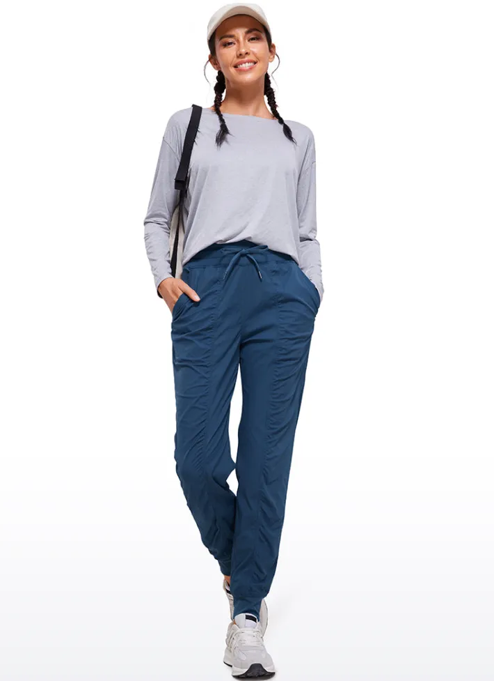 Store CRZ YOGA Striped Joggers with Pockets 28'' - Ruched