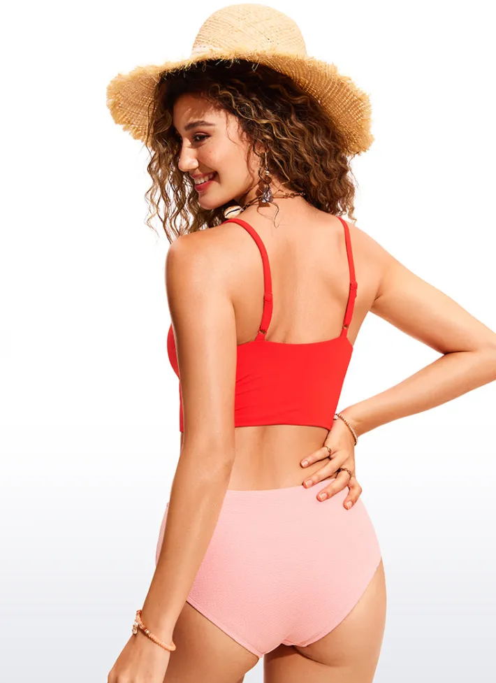 Cheap CRZ YOGA Sunshine Bikini Top Adjustable Strap