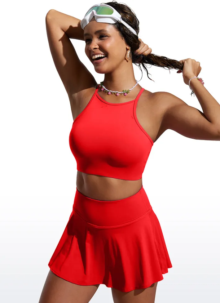 Fashion CRZ YOGA Sunshine Bikini Top High Neck