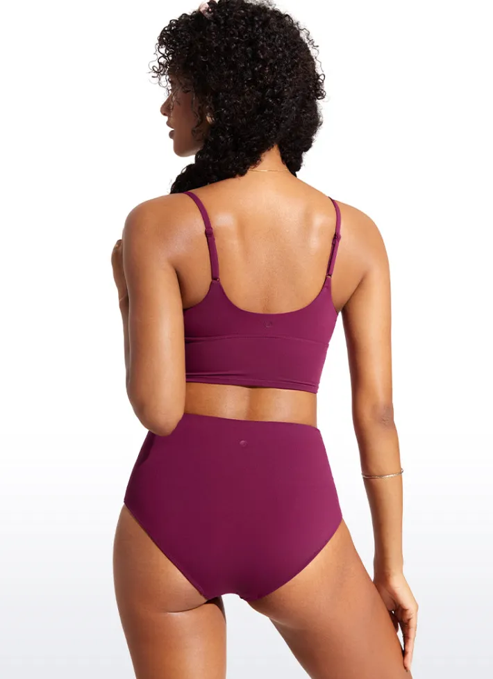 Store CRZ YOGA Sunshine Deep V Strappy Bikini Top
