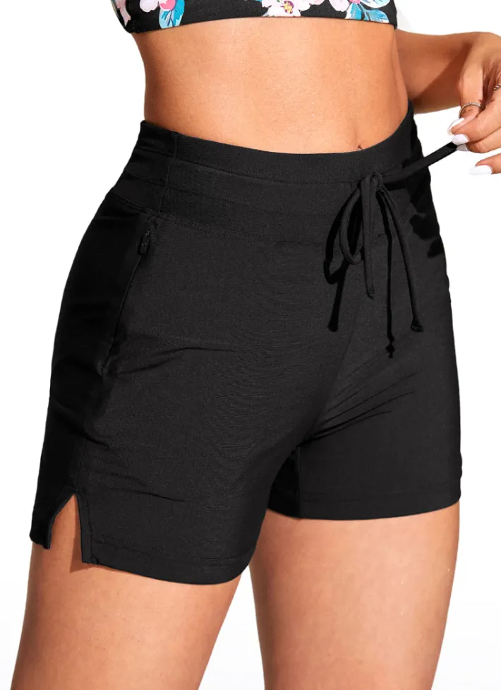 Store CRZ YOGA Sunshine Swim Shorts with Side Split 4''