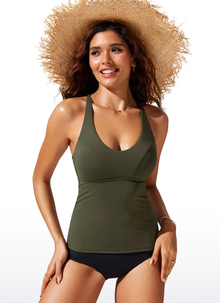 Best Sale CRZ YOGA Sunshine Tankini Top Cross Back