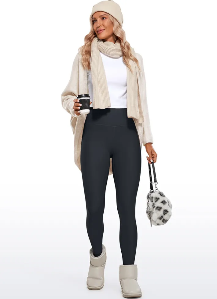 Cheap CRZ YOGA Thermal Fleece Lined Leggings 25''