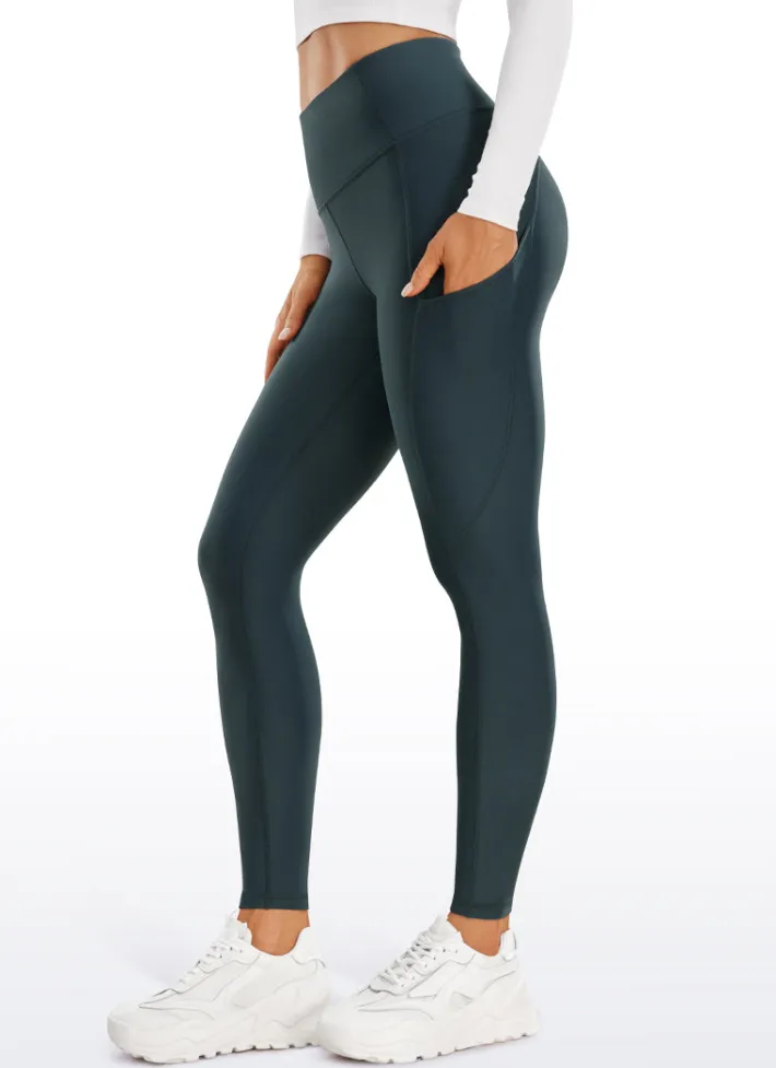 Store CRZ YOGA Thermal Fleece Lined Pocket Leggings 28''