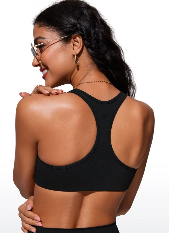 Discount CRZ YOGA U Neck Bikini Top Racerback