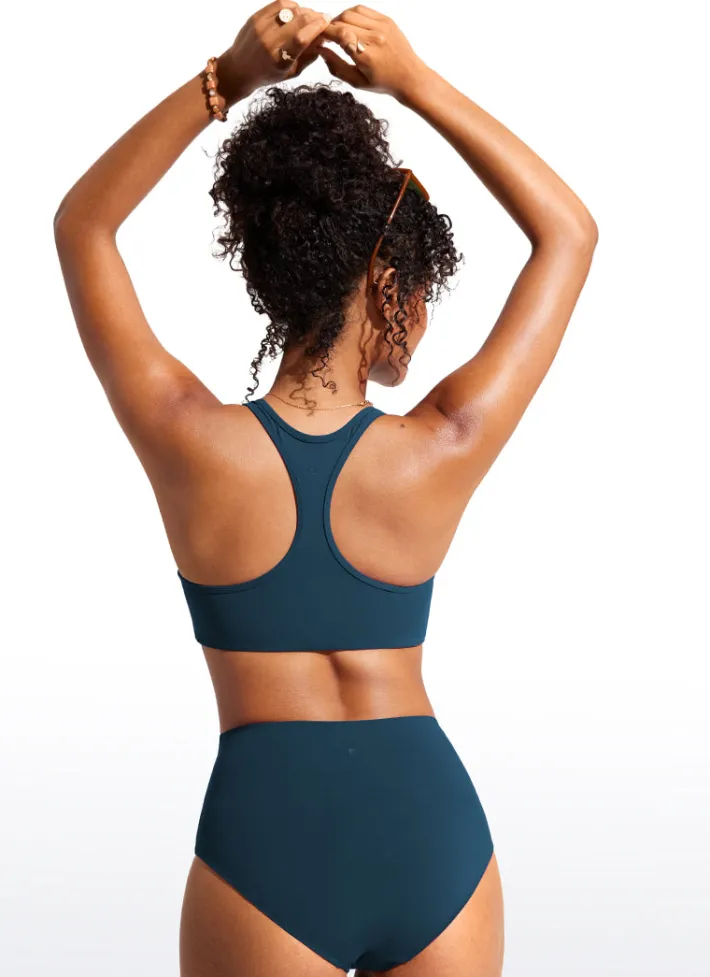 Discount CRZ YOGA U Neck Bikini Top Racerback