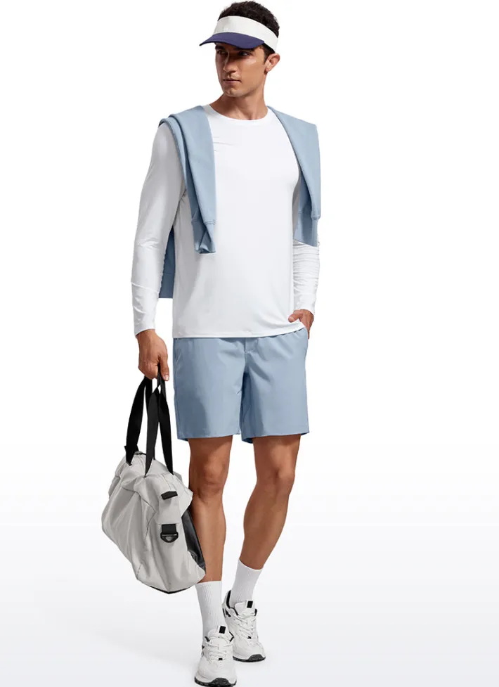 Fashion CRZ YOGA Ultralight Crewneck Long Sleeves Shirts