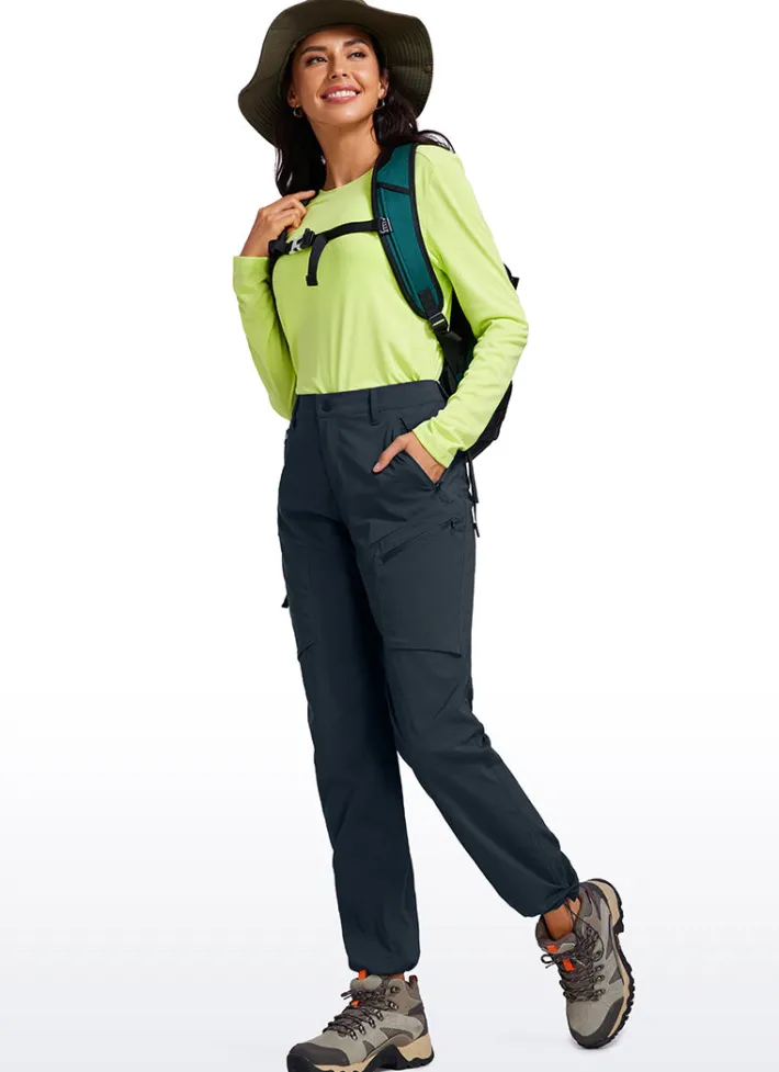 Cheap CRZ YOGA UPF 50+ Cargo Joggers with Zip Pockets 30''