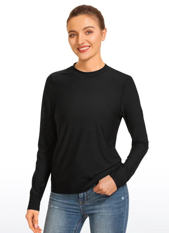 Flash Sale CRZ YOGA UPF 50+ Long Sleeve Rash Guard