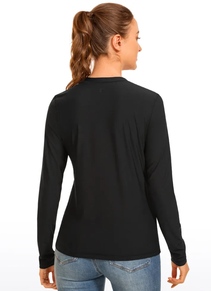Flash Sale CRZ YOGA UPF 50+ Long Sleeve Rash Guard