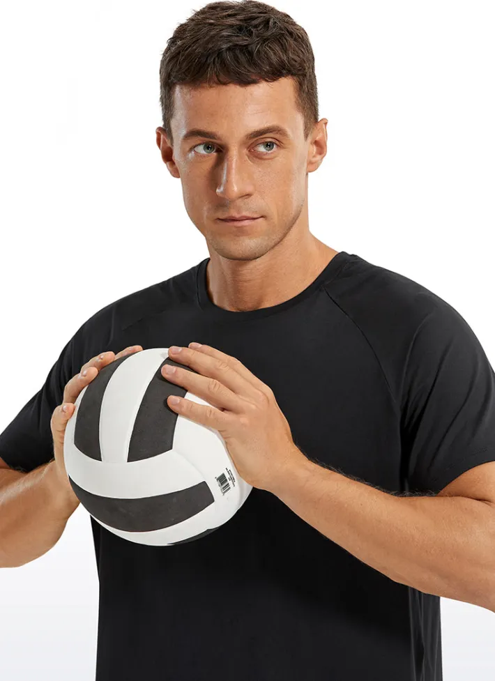 Fashion CRZ YOGA Workout Short Sleeve Round Neck