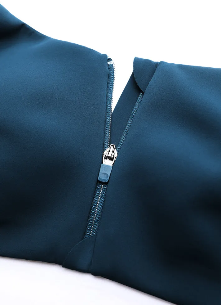 New CRZ YOGA Zip Front High Impact Sports Bra